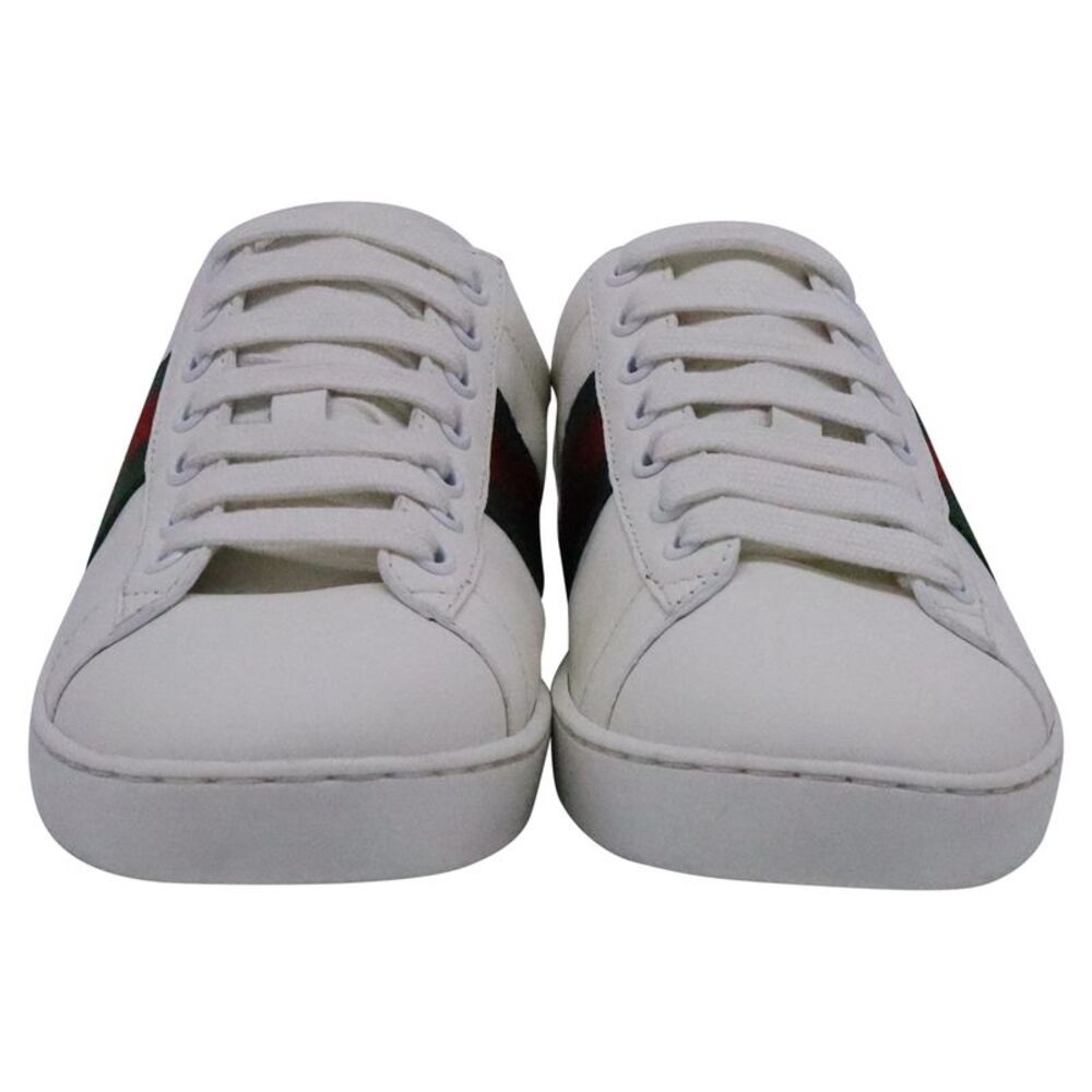 Gucci Ace Sneakers with Bee in White Leather - Picture 3 of 10